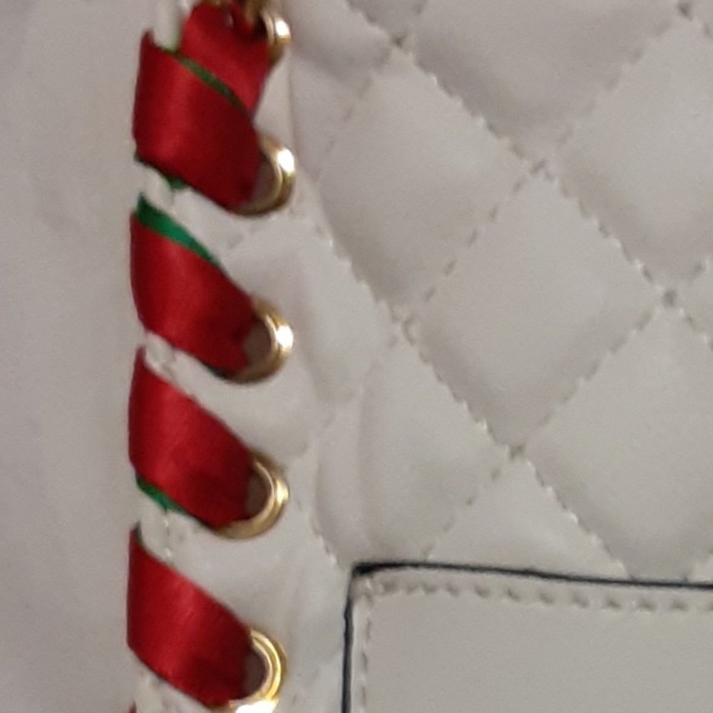 Vegan Leather Quilted Phone Crossbody Bag - Picture 2 of 11